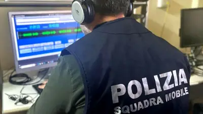 L'arresto della Squadra Mobile