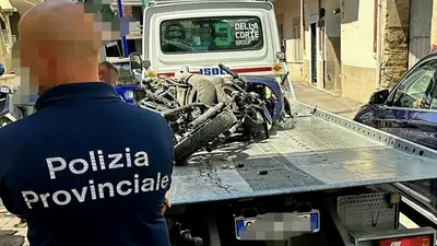 Il sequestro dell'officina