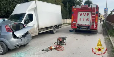 Lo schianto ad Aversa