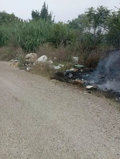 Incendio a Sant'Arpino