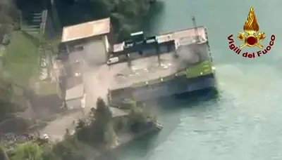 La centrale idroelettrica del lago di Suviana