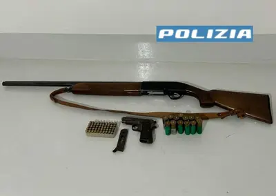 Le armi ritirate dalla polizia