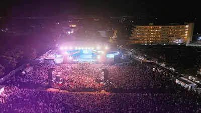 Il concerto all'Arena dei Pini
