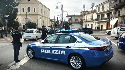 L'arresto della polizia