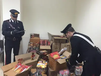 Il sequestro di botti illegali a San Marcellino