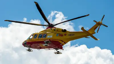 Trasportata in elisoccorso a Santobono di Napoli