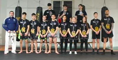 Gli atleti della Boxing Improta