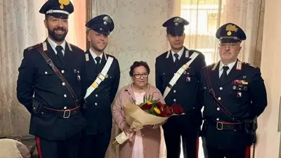 Anziana salvata dai carabinieri