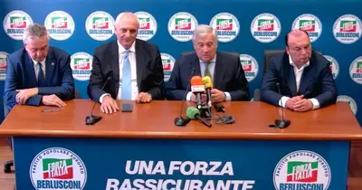 Nicola Caputo, Antonio Tajani e Fulvio Martusciello