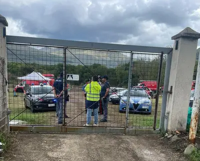 Le forze dell'ordine a San Felice a Cancello