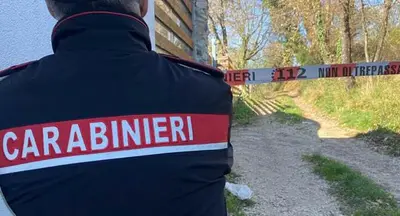 L'intervento dei carabinieri a Falciano