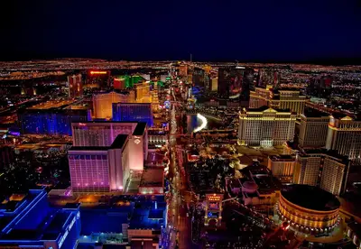 Un panorama di Las Vegas
