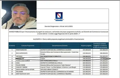 Gennaro Cioffi e il decreto regionale