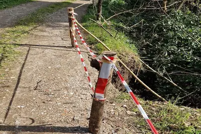 Il ponte in località Cava di Marzuli