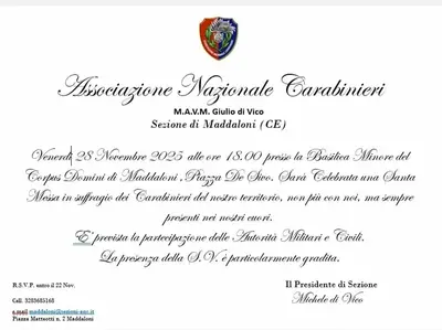 L'invito ufficiale
