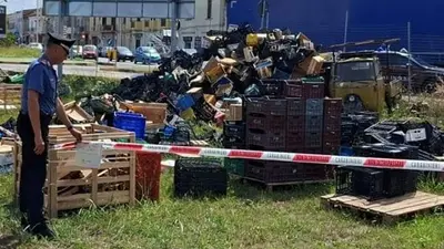 Il sequestro della discarica abusiva