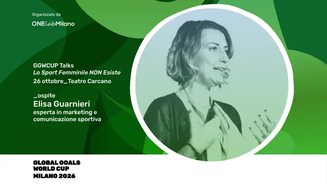 Elisa Guarnieri è la quarta ospite dell’evento “GGWCUP Talks - Lo Sport Femminile NON esiste” al Teatro Carcano