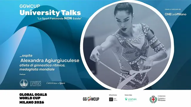 Alexandra Agiurgiuculese ospite di "GGWCUP University Talks: Lo Sport Femminile NON Esiste" @Universit&agrave; Cattolica