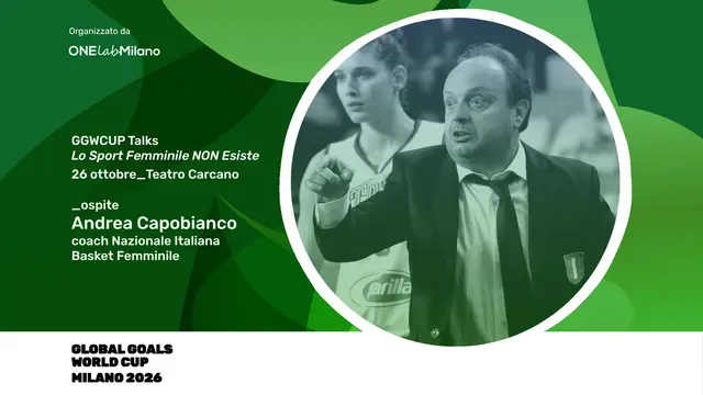 Andrea Capobianco è il terzo ospite dell’evento “GGWCUP Talks - Lo Sport Femminile NON esiste” al Teatro Carcano