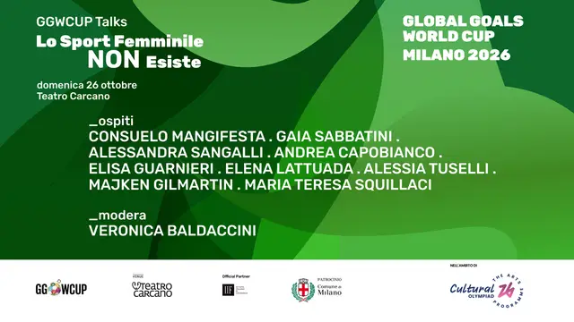 Definita la line-up degli ospiti di GGWCup Talks - “Lo Sport Femminile NON Esiste