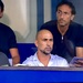 Emiliano Moretti sugli spalti per assistere a Sassuolo Cesena di Coppa Italia