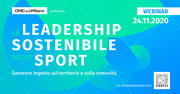 Un webinar per lo sport e la sua leadership sostenibile
